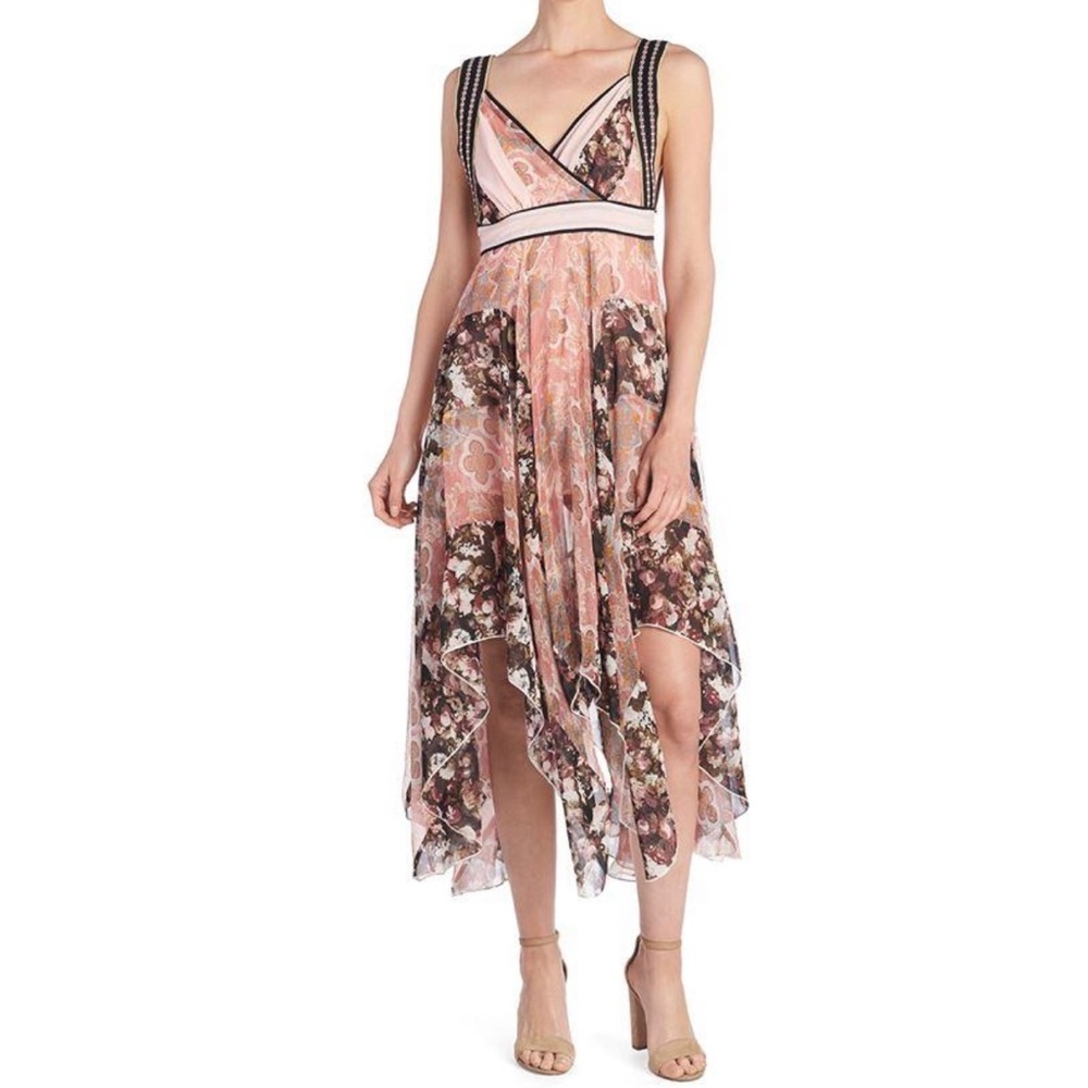 🌷Summer V-Neck Printed Chiffon Dress